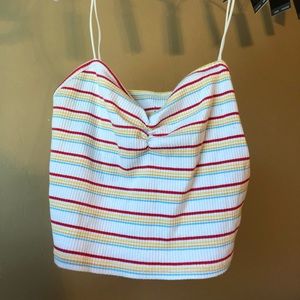 Stripped Cropped Pacsun Top